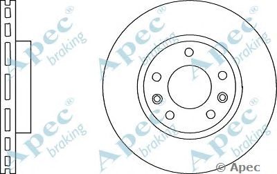 APEC BRAKING dsk3081 -  Тормозной диск